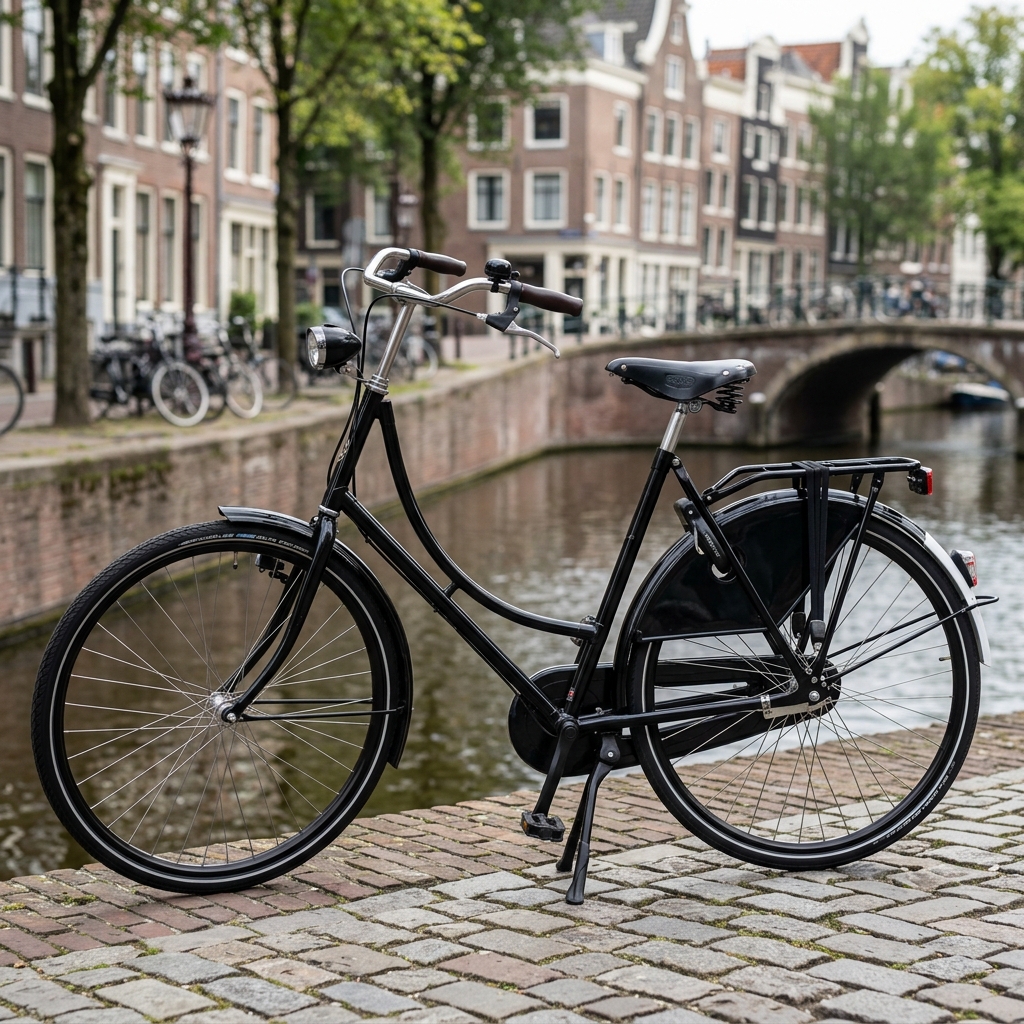 Premium City Cruiser Rental - Traditional Dutch Oma Fiets